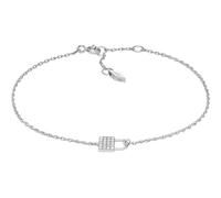 Fossil boucles d'oreilles en acier inoxydable ou semi-précieux pour femmes avec fermeture à l'aide d'un mousqueton