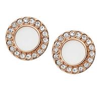 Boucles D'oreilles Fossil Acier Rose Nacre