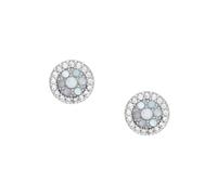 Fossil Boucles D'Oreilles Pour Femmes En Argent, Longueur : 7.2 X 1.3mm Boucles D'Oreilles En Argent, JFS00518040