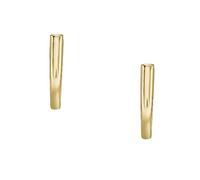 Fossil Boucles d'oreilles pour femmes Heritage, acier inoxydable doré, L : 11.8mm X L : 2.6mm X H : 14mm, JF04352710