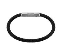 Fossil - Bracelet à texture moletée - Homme - Accessoires - Gris - Taille: ONE Size