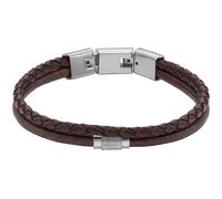 Fossil Bracelet brun foncé/argent Taille unique