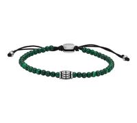 FOSSIL Bracelet Bead Reconstructed Malachite vert foncé