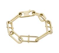 Fossil - Bracelet chaîne Heritage D-Link - Femme - Accessoires - Jaune - Taille: ONE Size