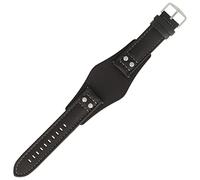 Fossil Bracelet de montre 22mm cuir noir - CH-2586 | LB-CH2586, Sangles
