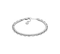 FOSSIL Bracelet double chaîne en laiton avec fermoir mousqueton pour femme