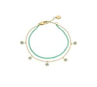 Fossil Bracelet femme en perles semi-précieuses avec fermoir mousqueton