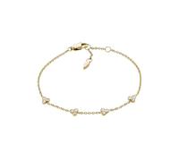 Fossil Bracelet fin en acier inoxydable avec fermoir mousqueton pour femme