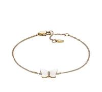 Fossil Bracelet fin en acier inoxydable avec fermoir mousqueton pour femme