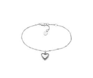 FOSSIL Bracelet fin en acier inoxydable avec fermoir mousqueton pour femme