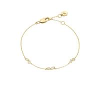 Fossil Bracelet fin en laiton avec fermoir mousqueton pour femme