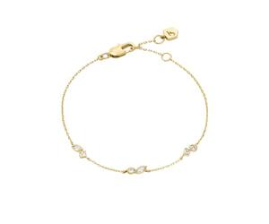 Fossil Bracelet fin en laiton avec fermoir mousqueton pour femme