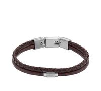 Fossil Bracelet brun foncé/argent Taille unique