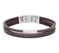 Fossil JF03323040 Bracelets Cuir JF03323040 - Homme - Stainless Steel