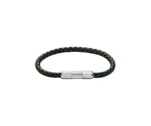 FOSSIL Bracelet 'KNOX' sapin / argent, Taille One Size