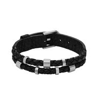 FOSSIL Bracelet Leather Essentials Black noir