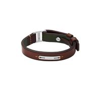 FOSSIL Bracelet 'Machine' marron / vert foncé, Taille One Size