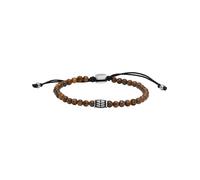 Fossil Bracelet Pour Hommes , Longueur : 250mm, Largeur : 4mm Bracelet En Acier Inoxydable Argenté, JF04413040