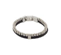 Fossil Bracelet en acier inoxydable pour homme avec mousqueton ou boucle déployante, 9Lx9Wx7.2cm, Acier inoxydable, Pas de gemme