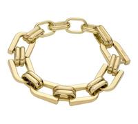 FOSSIL Bracelet pour femme avec maillons Heritage D-Link en acier inoxydable couleur or, JF04573710