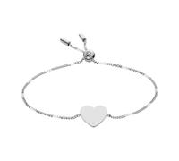 Fossil Bracelet Pour Femme Vintage Iconic, Longueur Min. Longueur Intérieure : 165mm Bracelet En Acier Inoxydable Argenté, JF03329040