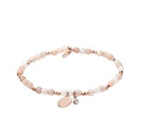 Fossil Bracelet Pour Femmes Bien-Être, Longueur Intérieure : 165mm Bracelet Semi-Précieux Nude, JA6945791