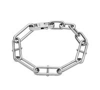 Fossil Bracelet pour femmes Bracelet Heritage D-Link en acier inoxydable, Longueur : 165mm/175mm/190mm, JF04502040