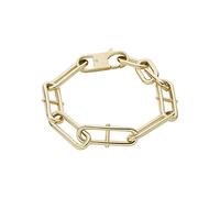 Fossil Bracelet Pour Femmes Heritage, Longueur : 190mm, Largeur : 8.5mm Bracelet En Acier Inoxydable Doré, JF04234710