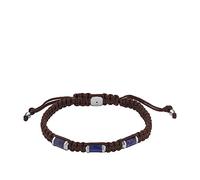 FOSSIL Bracelet pour Homme All Stacked Up, Bracelet Station Sodalite, Longueur : 250mm, Largeur : 8mm, JF04470040, Brun et bleu