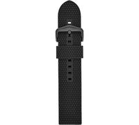 Fossil Bracelet pour Hommes 22 mm Silicone Noir, S221430