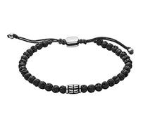 Fossil Bracelet Pour Hommes Bien-Être, Longueur Intérieure : 170mm~250mm Bracelet Noir Semi-Précieux, JF02887040