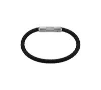 Fossil Bracelet réglable en cuir ou en acier inoxydable pour homme