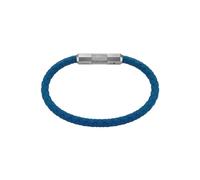 Fossil Bracelet réglable en cuir ou en acier inoxydable pour homme