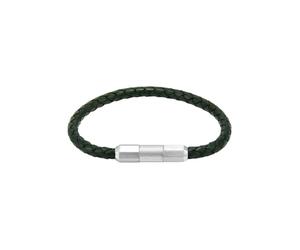 FOSSIL Bracelet réglable en cuir ou en acier inoxydable pour homme