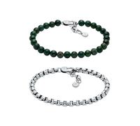 Fossil JF04940SET Bracelet en acier inoxydable argenté pour homme