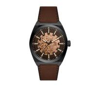 Fossil Breaker Watch for Men, Quartz Movement with Stainless Steel Or Leather StrapBrownie