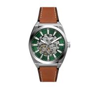 Fossil Breaker Watch for Men, Quartz Movement with Stainless Steel Or Leather StrapVert émeraude