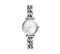 Fossil Carlie Mini Montre trois aiguilles quartz en acier inoxydable pour femme Couleur : Argent (Modle : ES5331)