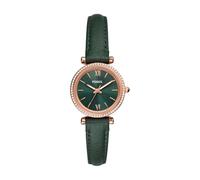 FOSSIL Carlie Montre pour Femmes, Mouvement à Quartz, Bracelet en Acier Inoxydable ou en Cuir