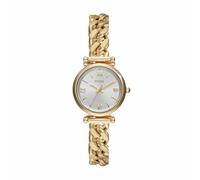 Montre Femme Fossil ES5329 - Acier inoxydable Doré - Cadran Rouge - Etanche 5 ATM