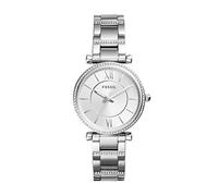 Fossil Carlie Montre pour femmes, mouvement à quartz, bracelet en acier inoxydable ou en cuir