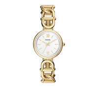 Fossil Carlie Montre pour Femmes, Mouvement à Quartz, Bracelet en Acier Inoxydable ou en Cuir