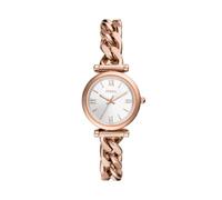 Fossil Carlie Montre pour femmes, mouvement à quartz, bracelet en acier inoxydable ou en cuir