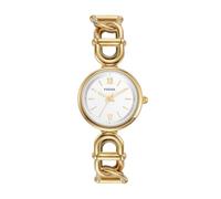 Fossil Carlie Montre pour Femmes, Mouvement à Quartz, Bracelet en Acier Inoxydable ou en Cuir