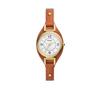 Fossil Carlie Montre pour femmes, mouvement à quartz, bracelet en acier inoxydable ou en cuir