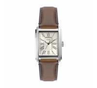 Fossil Carraway Watch for Men, Quartz movement with Leather or Stainless Steel strap, Marron