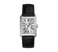 FOSSIL Carraway Watch for Men, Quartz Movement with Leather Or Stainless Steel Strap, Ton argenté
