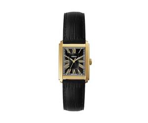 FOSSIL Carraway Watch for Men, Quartz Movement with Leather Or Stainless Steel Strap, Ton argenté