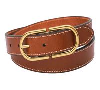 FOSSIL Ceinture marron en cuir pour femme - Double D-Link Belt 287763 85 cm