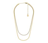 FOSSIL Chaîne 'Ellis' or / transparent, Taille One Size